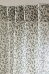 Irena Cotton-Linen Floral Curtain - thumbnail 2