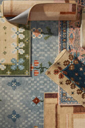 Ruggable Washable Colourblock Stripe Winona Rug - thumbnail 6