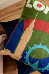 The Pillow Drop London Square Cushion - thumbnail 2