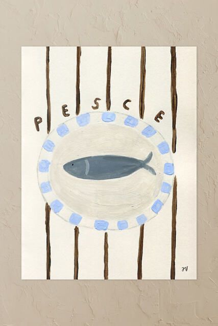 The Poster Club Pesce Wall Art Print