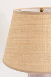 Raffia Tapered Drum Lamp Shade - thumbnail 6