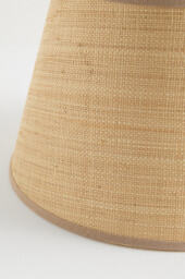 Raffia Tapered Drum Lamp Shade - thumbnail 7
