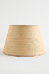 Raffia Tapered Drum Lamp Shade - thumbnail 2