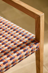 Terrain Havana Wicker & Teak Dining Chair, Global - thumbnail 5