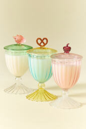 Astrid Fruity Strawberry & Blonde Wood Glass Candle - thumbnail 2