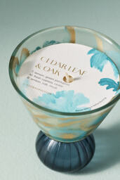 Charlotte Woody Cedar Leaf & Oak Glass Candle - thumbnail 3