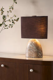 Palmer Marble Oval Table Lamp - thumbnail 1