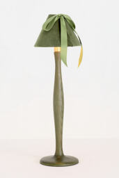 Bosette Bow Velvet & Wood Table Lamp - thumbnail 5