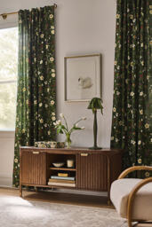 Bosette Bow Velvet & Wood Table Lamp - thumbnail 3