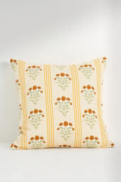 Mira Cotton Woven Printed Floral Cushion - thumbnail 3