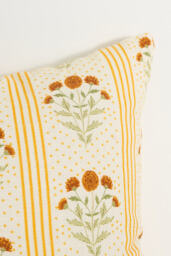 Mira Cotton Woven Printed Floral Cushion - thumbnail 4
