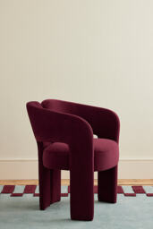 Celeste Velvet Dining Chair - thumbnail 2