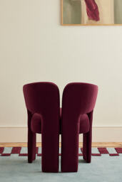 Celeste Velvet Dining Chair - thumbnail 3