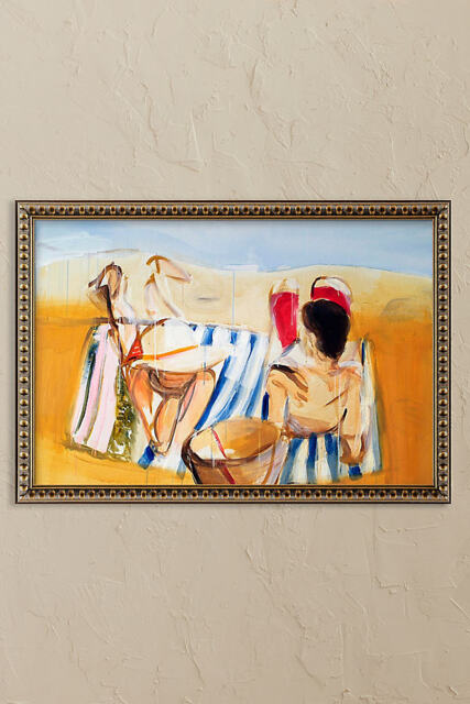 My Brother and I at the Beach Framed Wall Art - image 1