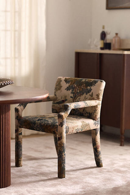 Delaney Printed Dining Armchair - image 1