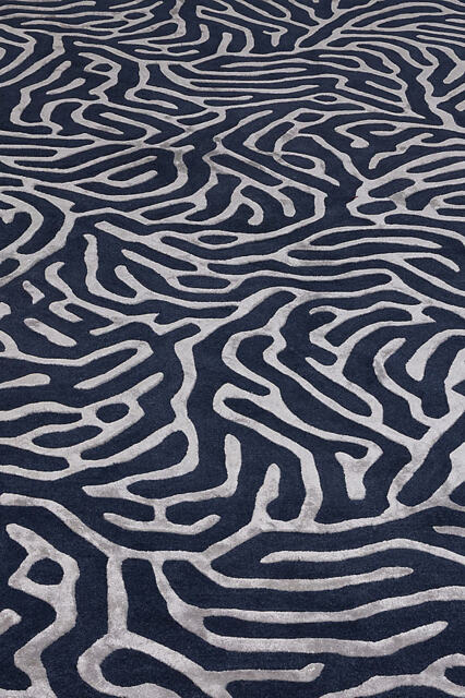 Katherine Carnaby Coral Blue Rug
