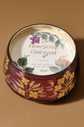 Fallen Leaves Honeycrisp & Oakwood Glass Candle - thumbnail 3