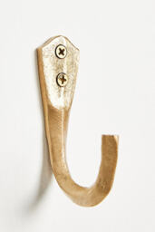 Fayette Brass Towel Hook - thumbnail 3