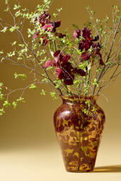 Brienne Floral Glass Vase