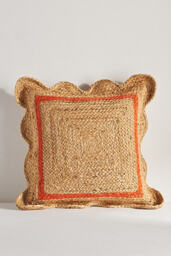 Jute Scallop Pillow