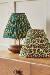 Printed Goods Ruched Lamp Shade - thumbnail 1