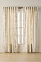 Oliver Embroidered Cotton Curtain - thumbnail 1