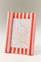 Brooke Striped Photo Frame