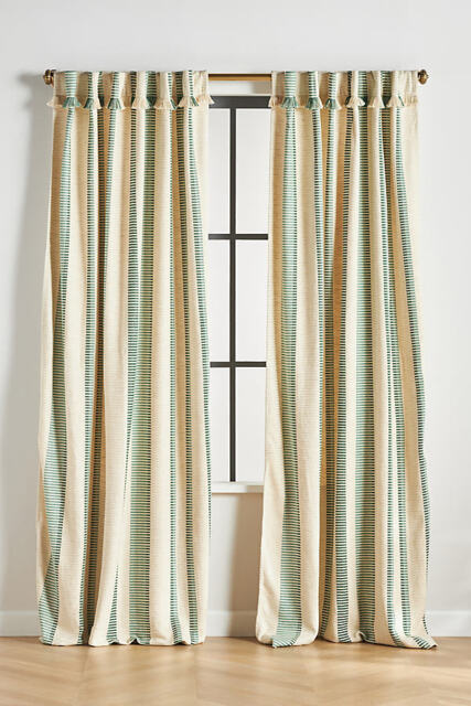 Pieced Stripe Curtain - image 1