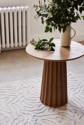 Maja Ash Wood Round Side Table - thumbnail 1