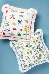Pernille Rosenkilde for Anthropologie Embroidered Cushion - thumbnail 1