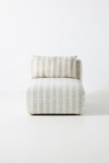 Boro Stripe Kori Modular Armless Chair - image 1