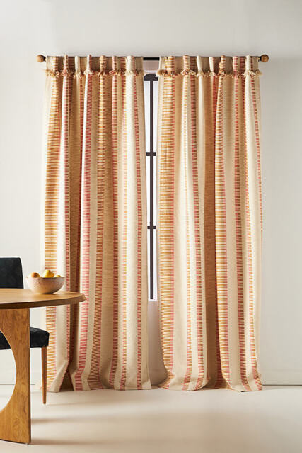 Pieced Stripe Curtain - image 1