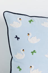 Icon Cotton Embroidered Cushion - thumbnail 3