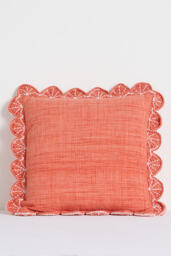 Dominica Indoor/Outdoor Woven Fruit Trim Cushion - thumbnail 1