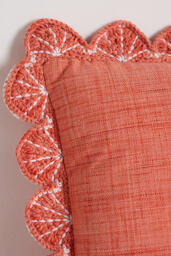 Dominica Indoor/Outdoor Woven Fruit Trim Cushion - thumbnail 3