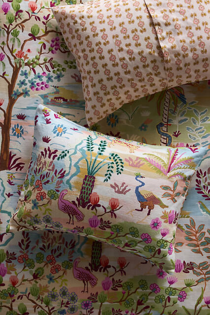 The Printed Cotton-Slub Pillowcases, Set of 2