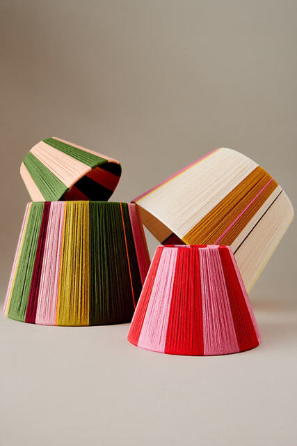 Loving String Empire Woven Cotton Lampshade - image 1