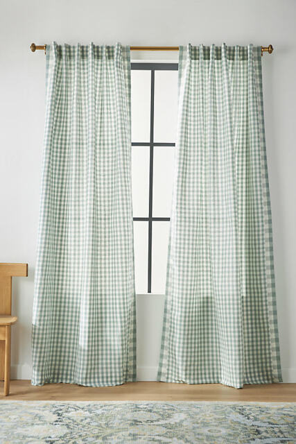 Gingham Curtain - image 1