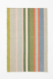 Warren Striped Handwoven Wool Rug - thumbnail 2