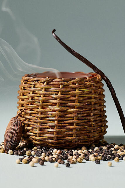 Mini Gather Candle by Anthropologie: Woody Warm Woods & Santal - image 1