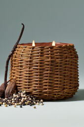 Mini Gather Candle by Anthropologie: Woody Warm Woods & Santal - thumbnail 4