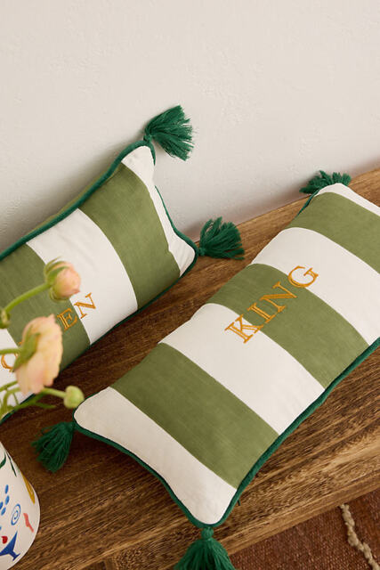 Anna + Nina Tasseled King Cushion - image 1