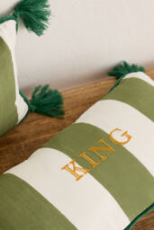 Anna + Nina Tasseled King Cushion - thumbnail 2