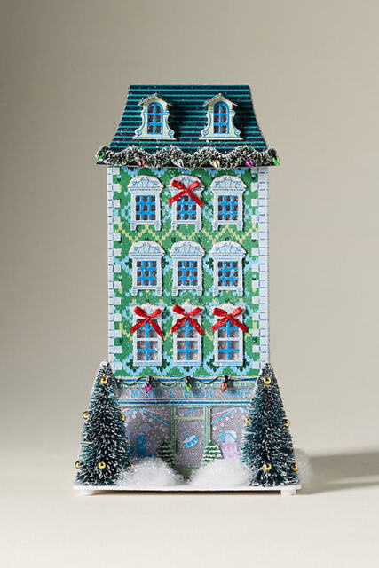 Emily Taylor x Anthropologie Light-Up Holiday House - image 1