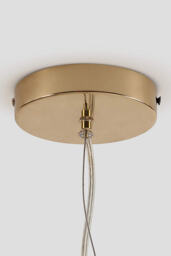 houseof White Glass Disk Chandelier Ceiling Light - thumbnail 3