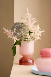 Present Time Two-Tone Glass Candle Holder - thumbnail 1