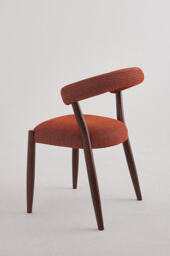 Elsa Upholstered Beech Wood Dining Chair - thumbnail 5