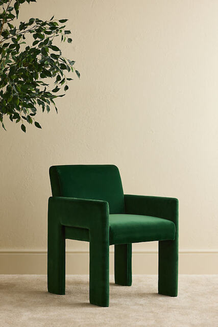 Lydia Velvet Dining Chair - image 1