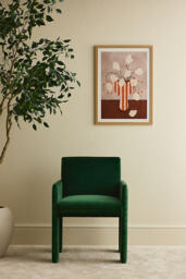 Lydia Velvet Dining Chair - thumbnail 4