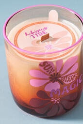 Sun-Kissed Magic Floral Hibiscus Tide Glass Candle - thumbnail 3